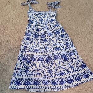 Sugarlips Blue and White Casual Dress